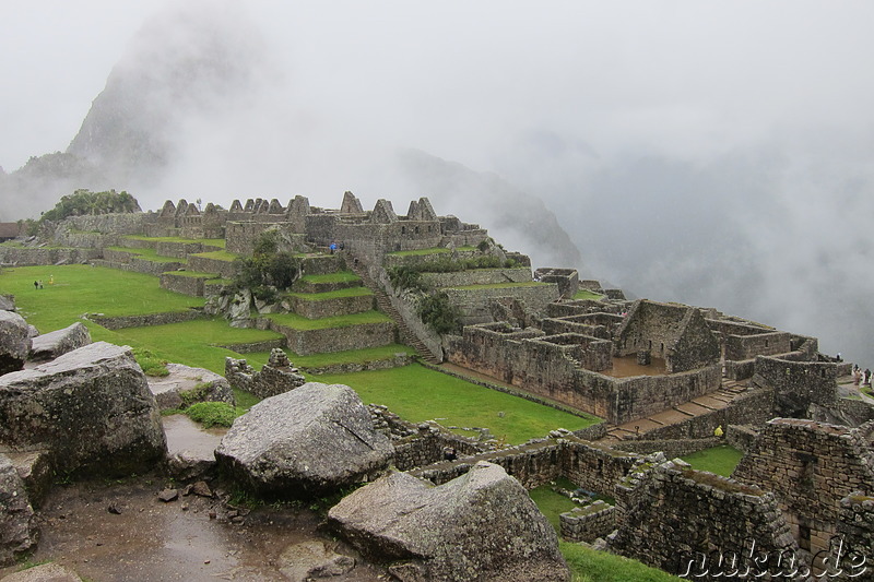 Residential, Industrial and Prison Sectors of Machu Picchu, Peru