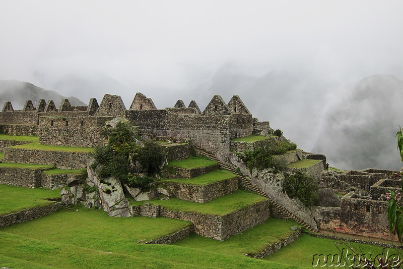 Residential, Industrial and Prison Sectors of Machu Picchu, Peru