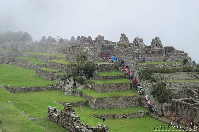 Residential, Industrial and Prison Sectors of Machu Picchu, Peru