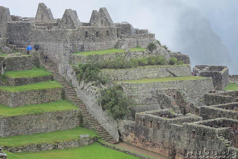 Residential, Industrial and Prison Sectors of Machu Picchu, Peru