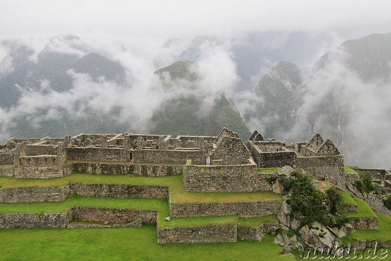 Residential, Industrial and Prison Sectors of Machu Picchu, Peru