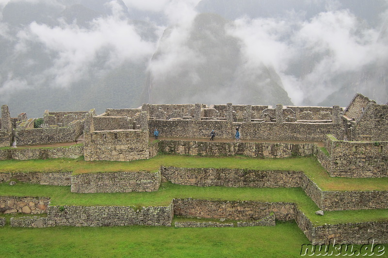 Residential, Industrial and Prison Sectors of Machu Picchu, Peru
