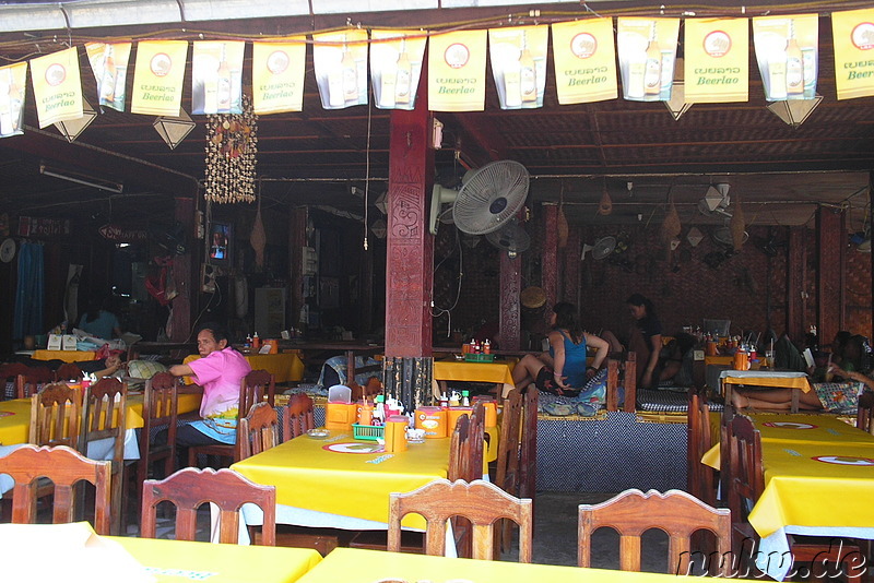 Restaurant bzw. Cocktail- und Shake-Bar in Vang Vieng