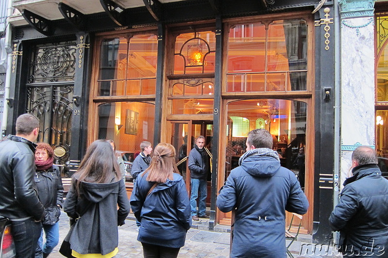 Restaurant Fin de Siecle in Brüssel, Belgien