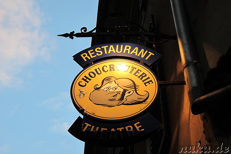 Restaurant La Choucrouterie in Strasbourg, Frankreich