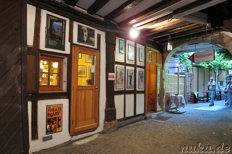 Restaurant La Choucrouterie in Strasbourg, Frankreich