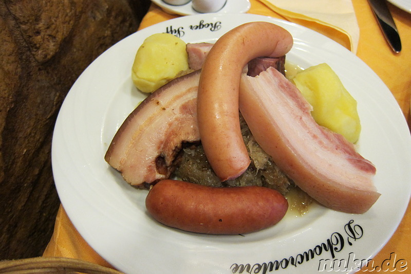 Restaurant La Choucrouterie in Strasbourg, Frankreich