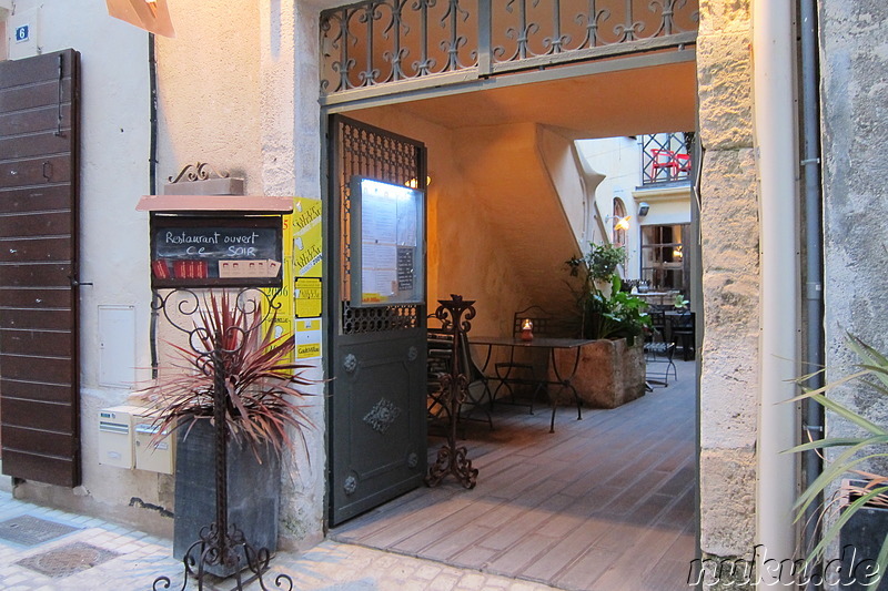 Restaurant La Cuisine des Anges in Staint Remy de Provence, Frankreich