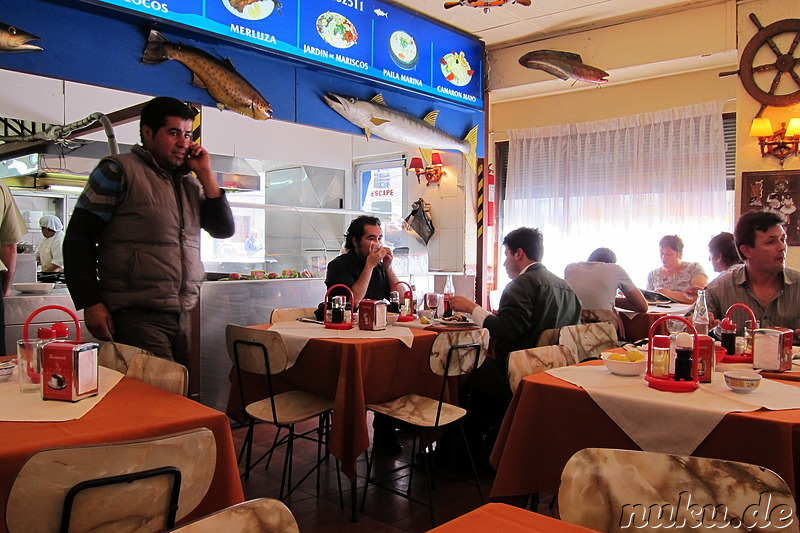 Restaurant Marisqueria Los Portenos II in Valparaiso, Chile