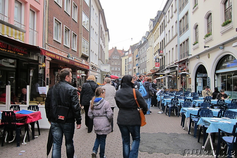 Restaurants und Kneipen in der Düsseldorfer Innenstadt