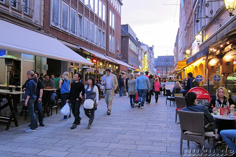 Restaurants und Kneipen in der Düsseldorfer Innenstadt