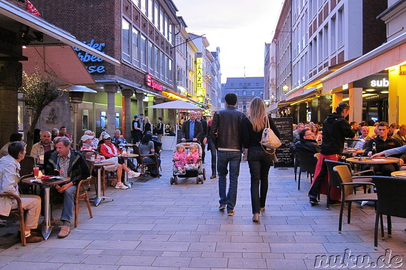 Restaurants und Kneipen in der Düsseldorfer Innenstadt