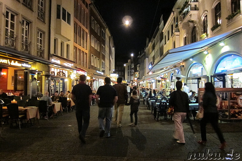 Restaurants und Kneipen in der Düsseldorfer Innenstadt