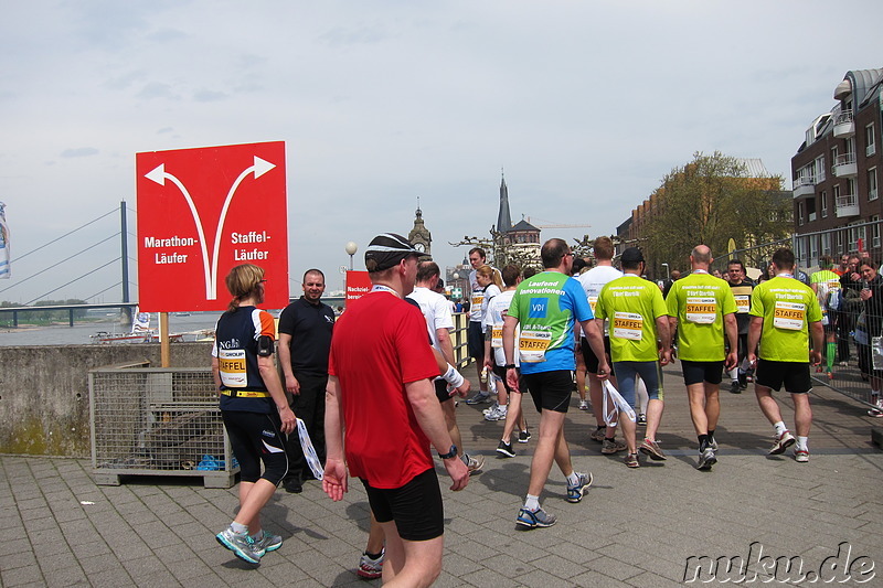 Rheinuferpromenade in Düsseldorf