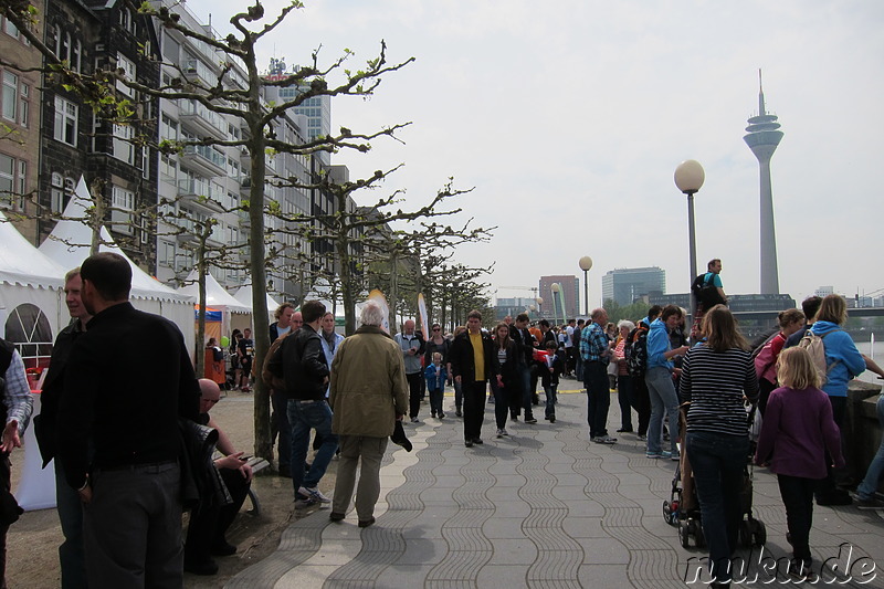 Rheinuferpromenade in Düsseldorf