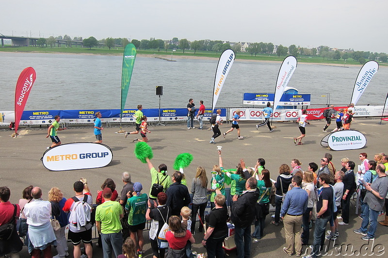 Rheinuferpromenade in Düsseldorf