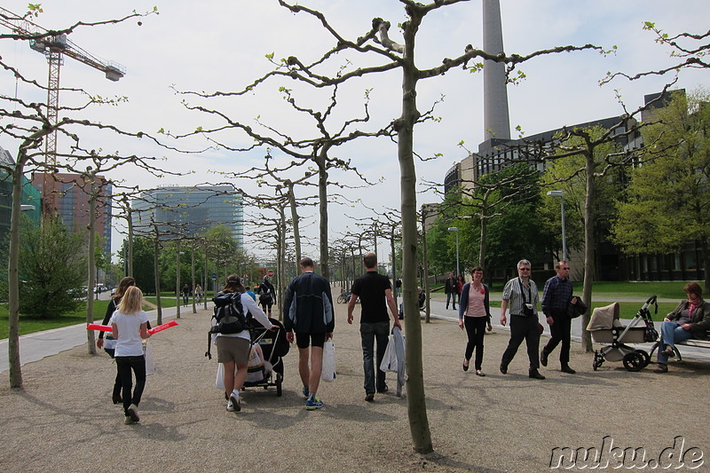 Rheinuferpromenade in Düsseldorf