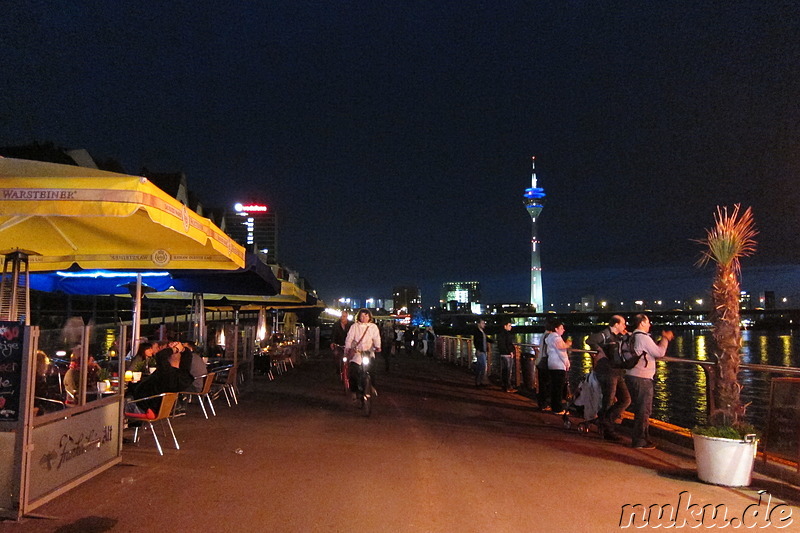 Rheinuferpromenade in Düsseldorf