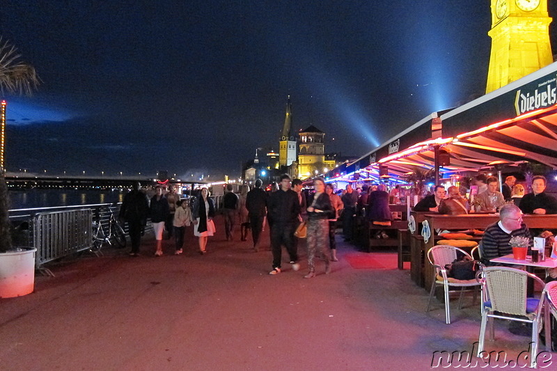 Rheinuferpromenade in Düsseldorf