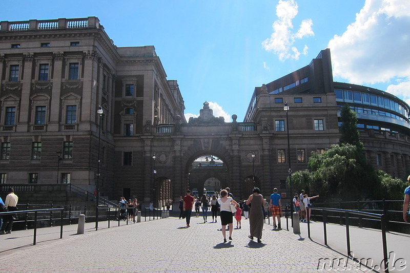 Riksdagshuset - Reichstag auf Helgeandsholmen in Stockholm, Schweden