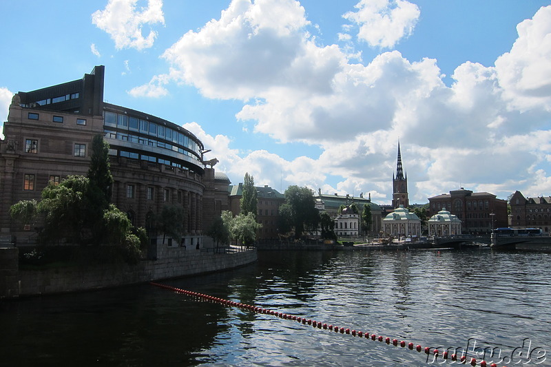 Riksdagshuset - Reichstag auf Helgeandsholmen in Stockholm, Schweden