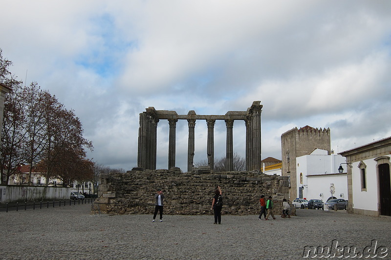 Römischer Tempel in Evora, Portugal