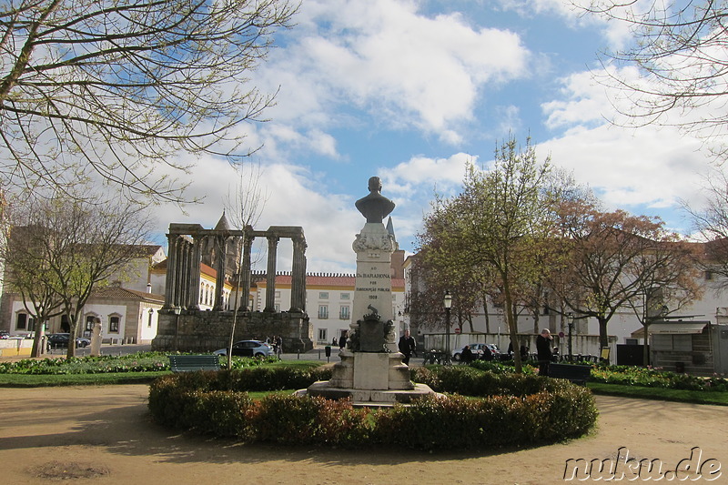 Römischer Tempel in Evora, Portugal