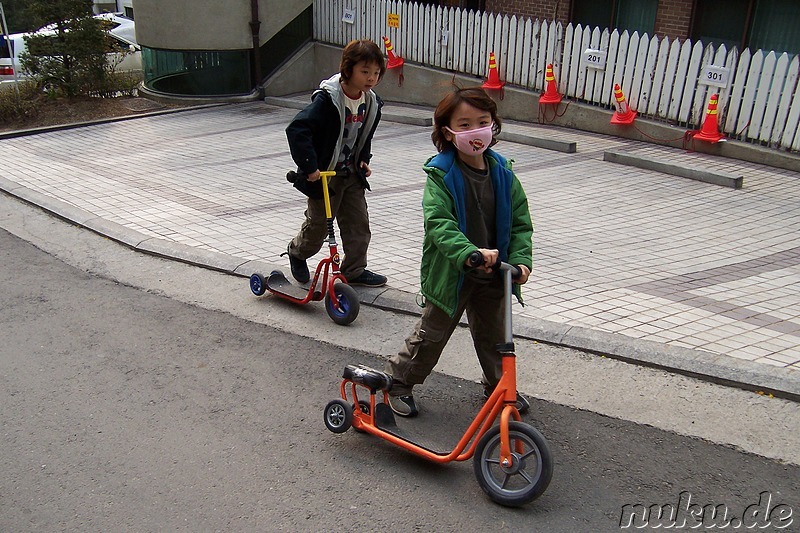 Rollerfahren macht Spass