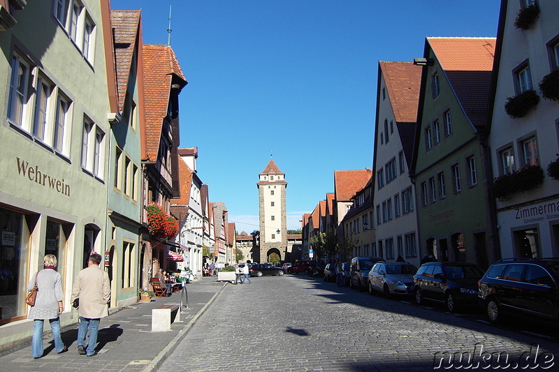 Rothenburg ob der Tauber, Franken, Deutschland