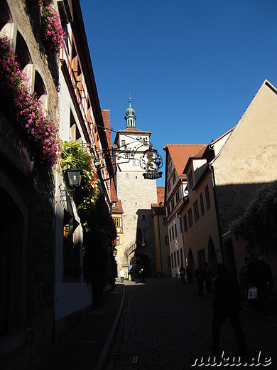 Rothenburg ob der Tauber, Franken, Deutschland