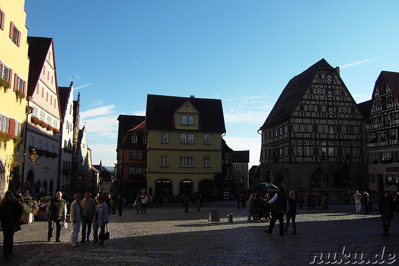 Rothenburg ob der Tauber, Franken, Deutschland