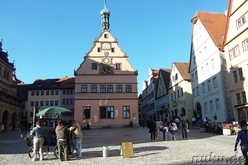 Rothenburg ob der Tauber, Franken, Deutschland