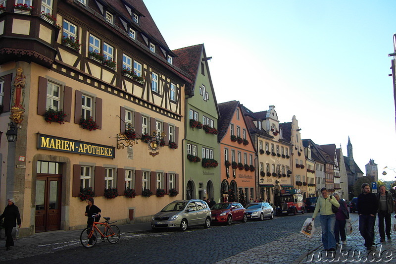 Rothenburg ob der Tauber, Franken, Deutschland