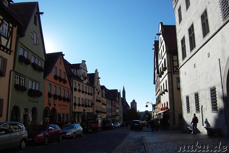 Rothenburg ob der Tauber, Franken, Deutschland