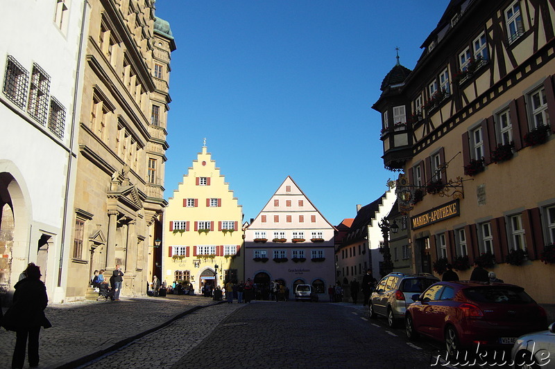 Rothenburg ob der Tauber, Franken, Deutschland