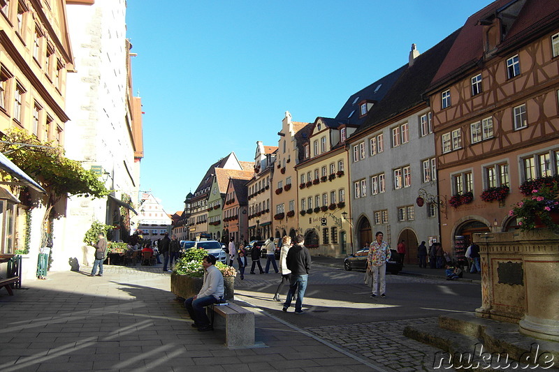 Rothenburg ob der Tauber, Franken, Deutschland