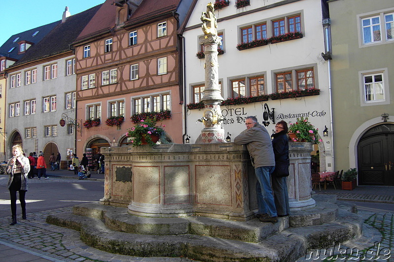 Rothenburg ob der Tauber, Franken, Deutschland