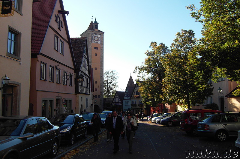 Rothenburg ob der Tauber, Franken, Deutschland