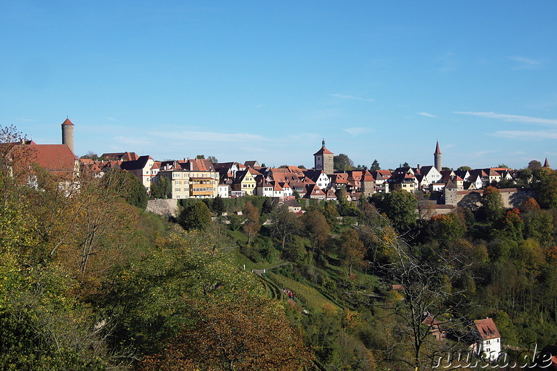Rothenburg ob der Tauber, Franken, Deutschland