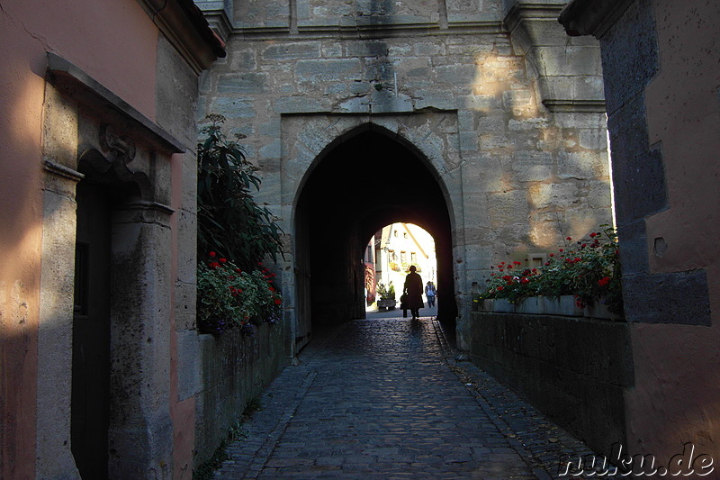 Rothenburg ob der Tauber, Franken, Deutschland