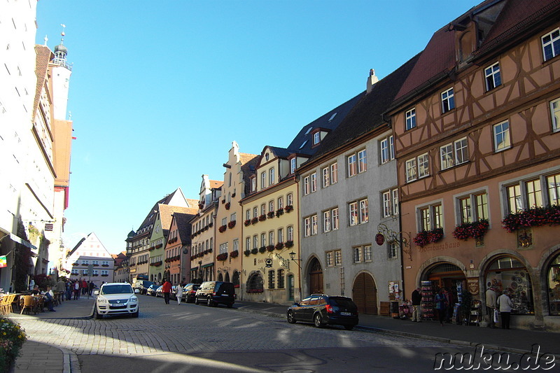 Rothenburg ob der Tauber, Franken, Deutschland