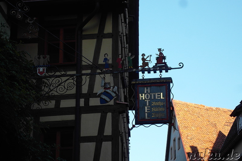 Rothenburg ob der Tauber, Franken, Deutschland