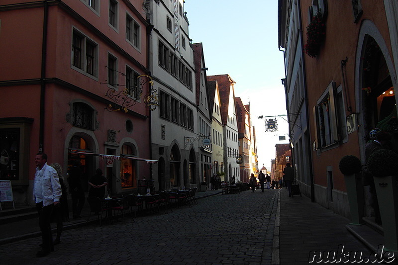 Rothenburg ob der Tauber, Franken, Deutschland