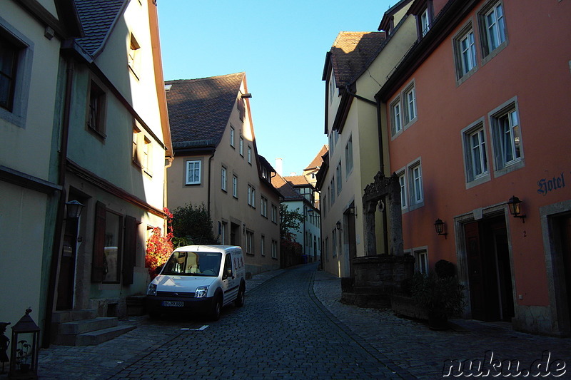 Rothenburg ob der Tauber, Franken, Deutschland