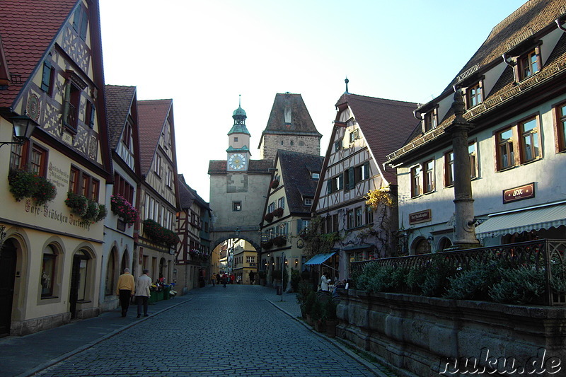 Rothenburg ob der Tauber, Franken, Deutschland