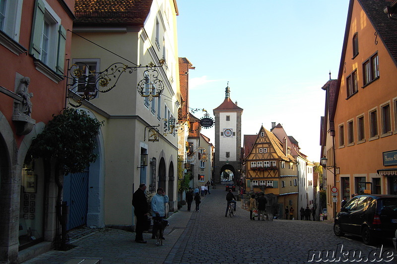 Rothenburg ob der Tauber, Franken, Deutschland