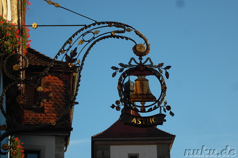 Rothenburg ob der Tauber, Franken, Deutschland