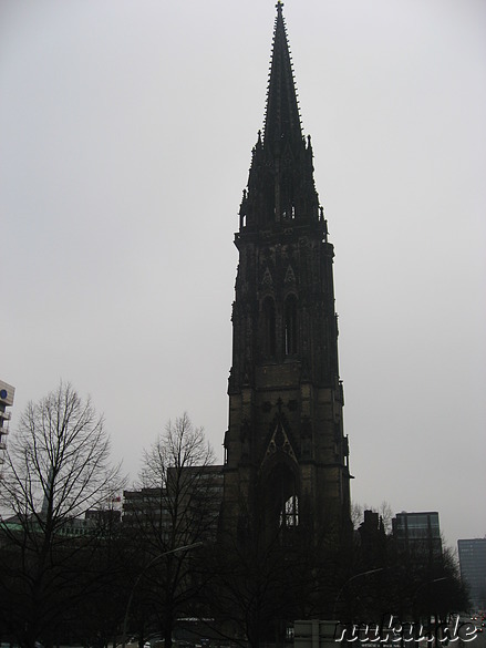 Ruine der St. Nikolaikirche in Hamburg