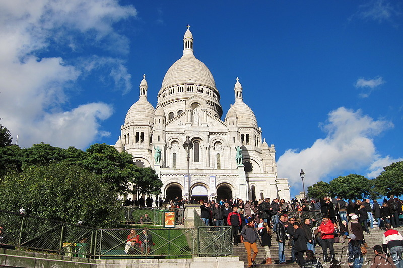 Sacre Coeur - Kirche in Paris, Frankreich