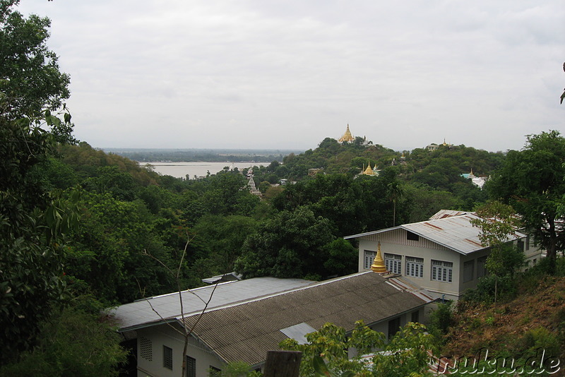 Sagaing Hill in Sagaing bei Mandalay, Myanmar